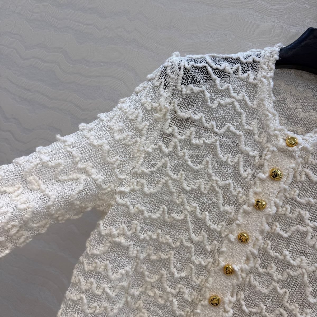 Coco Girls Round Neck Cardigan