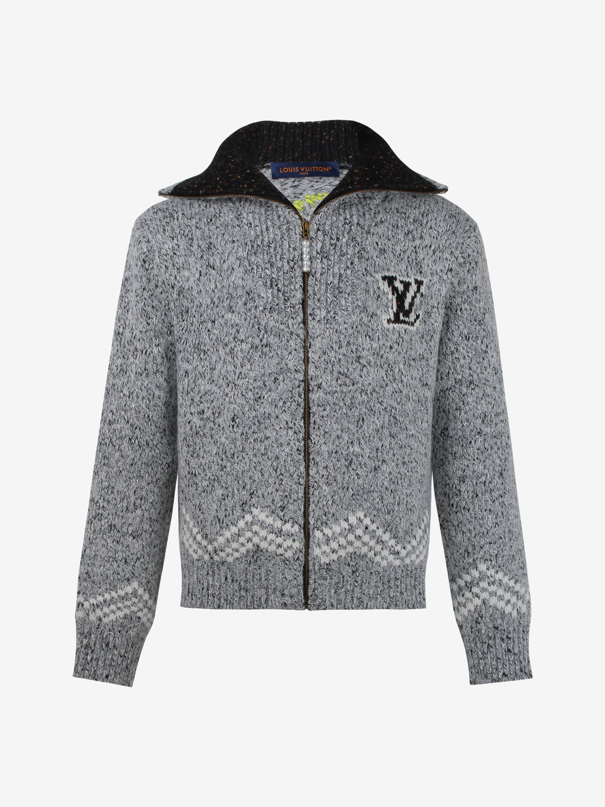 LV High-Neck Pharrell Williams & Nigo Collab Knit Sweater