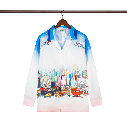 Casablanca Beachwear Long-Sleeve Shirt