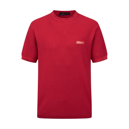 LV Waffle Knit Short-Sleeve T-Shirt