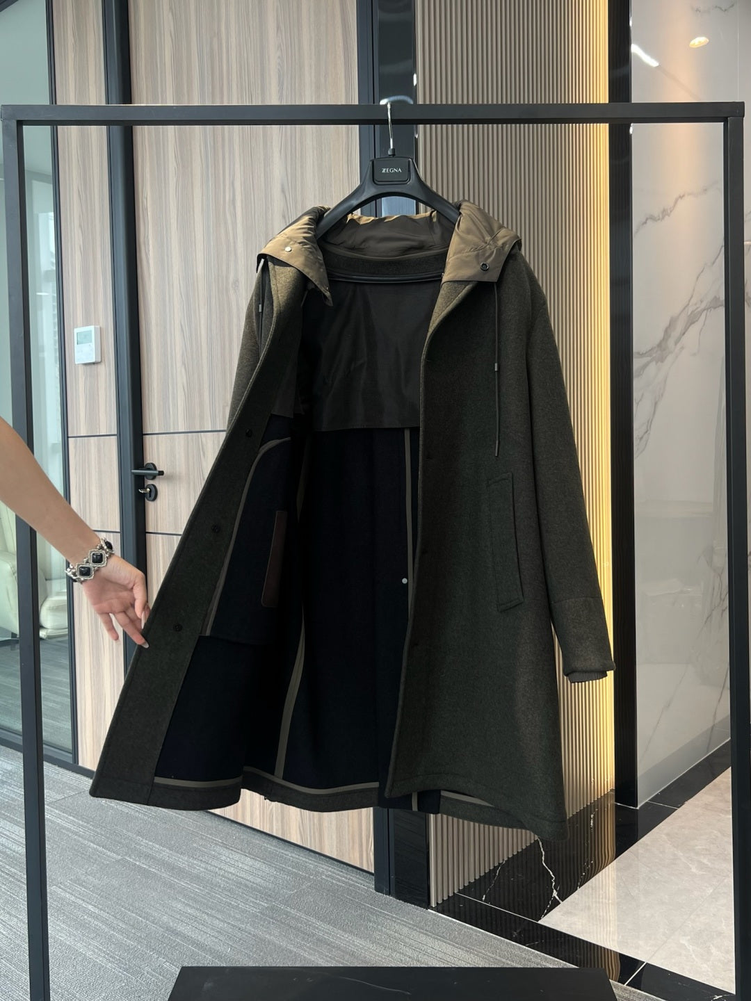 Zegna Men's Jerseywear Coar