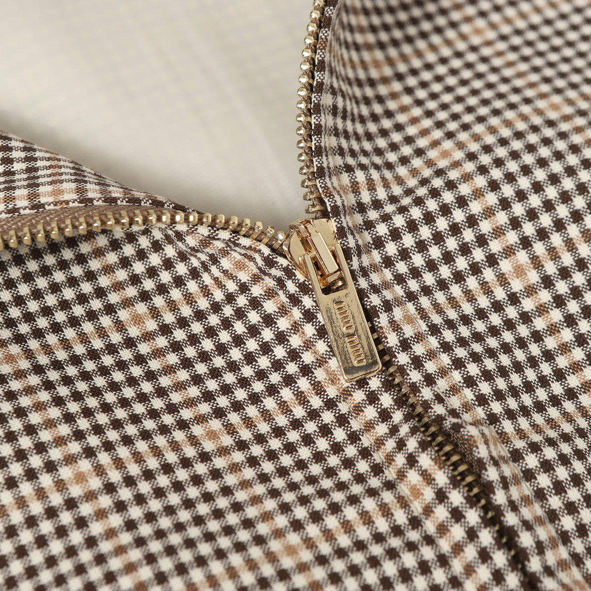Miu Miu Corduroy Plaid Jacket