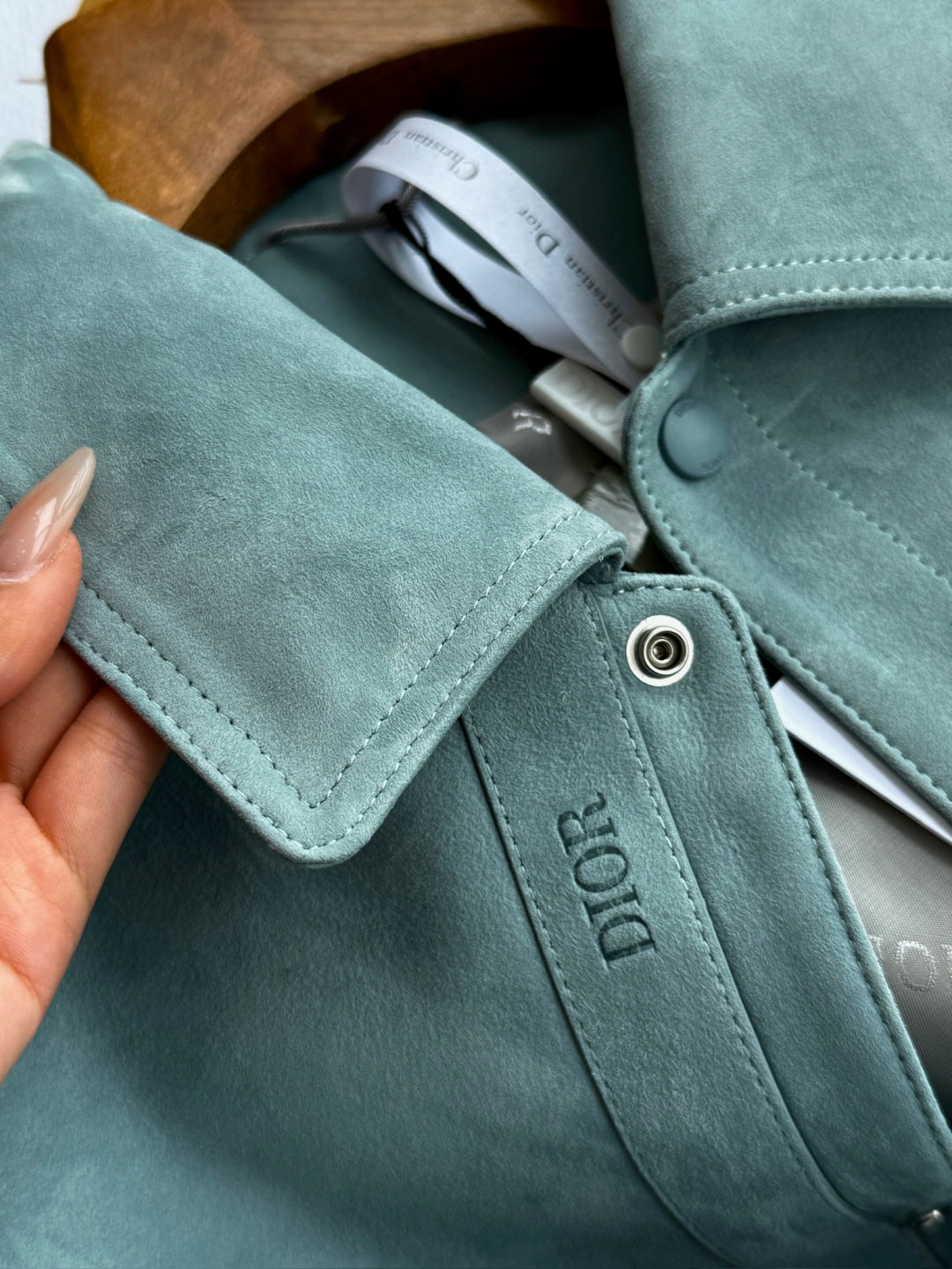 Men Dior Misty Blue Jacket