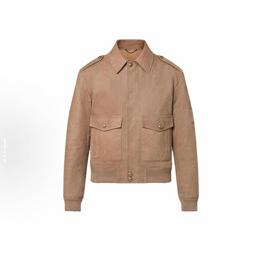 LV Runway Baseball Jacket