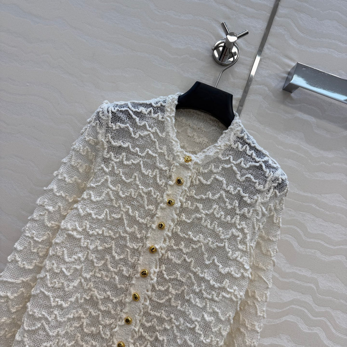 Coco Girls Round Neck Cardigan