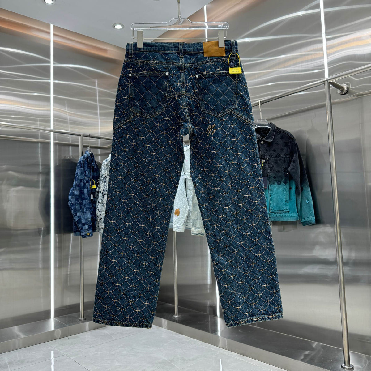 LV Celebrity Winter Runway Jeans