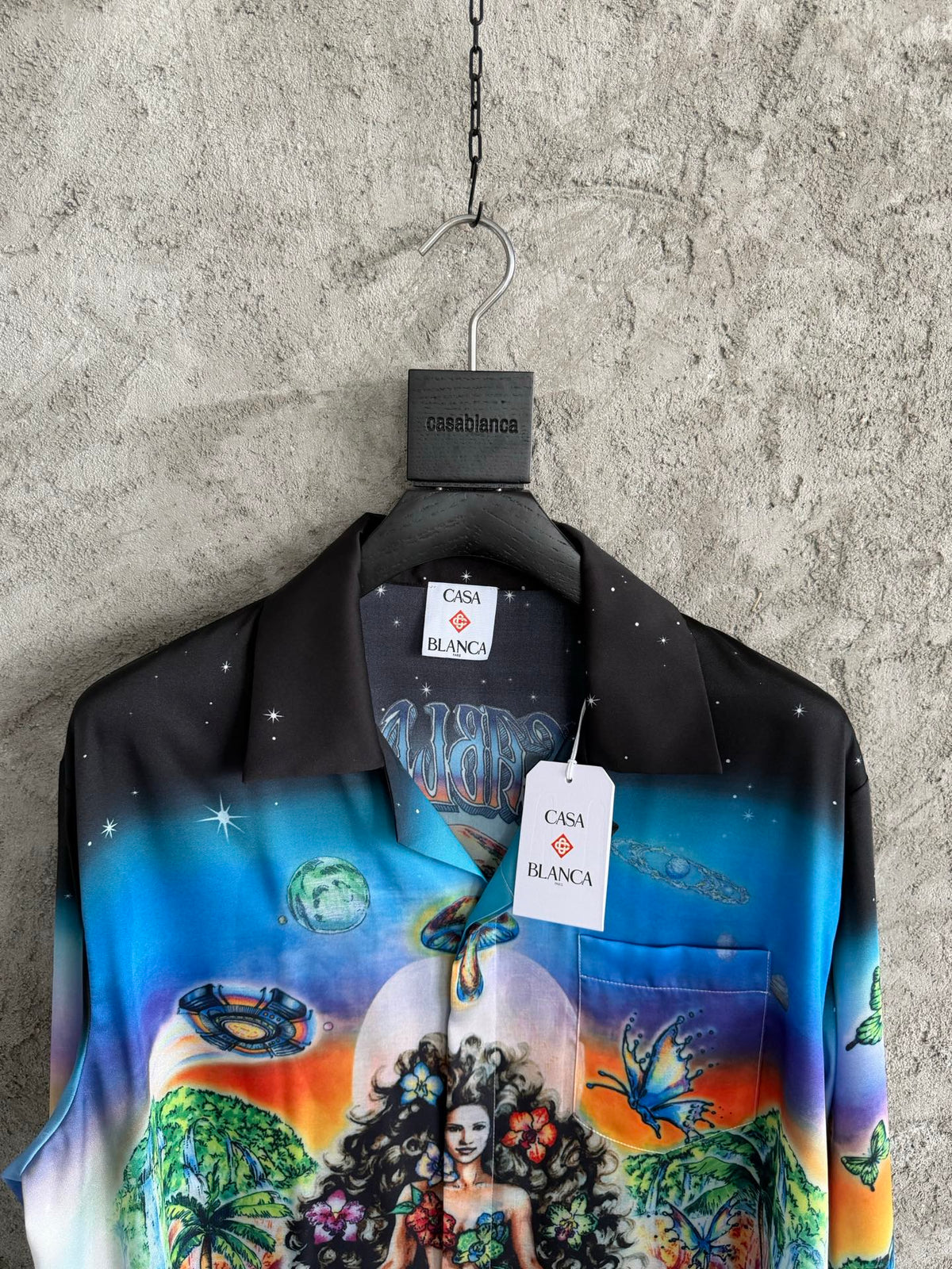 Casablanca Silk Long-Sleeved Shirt