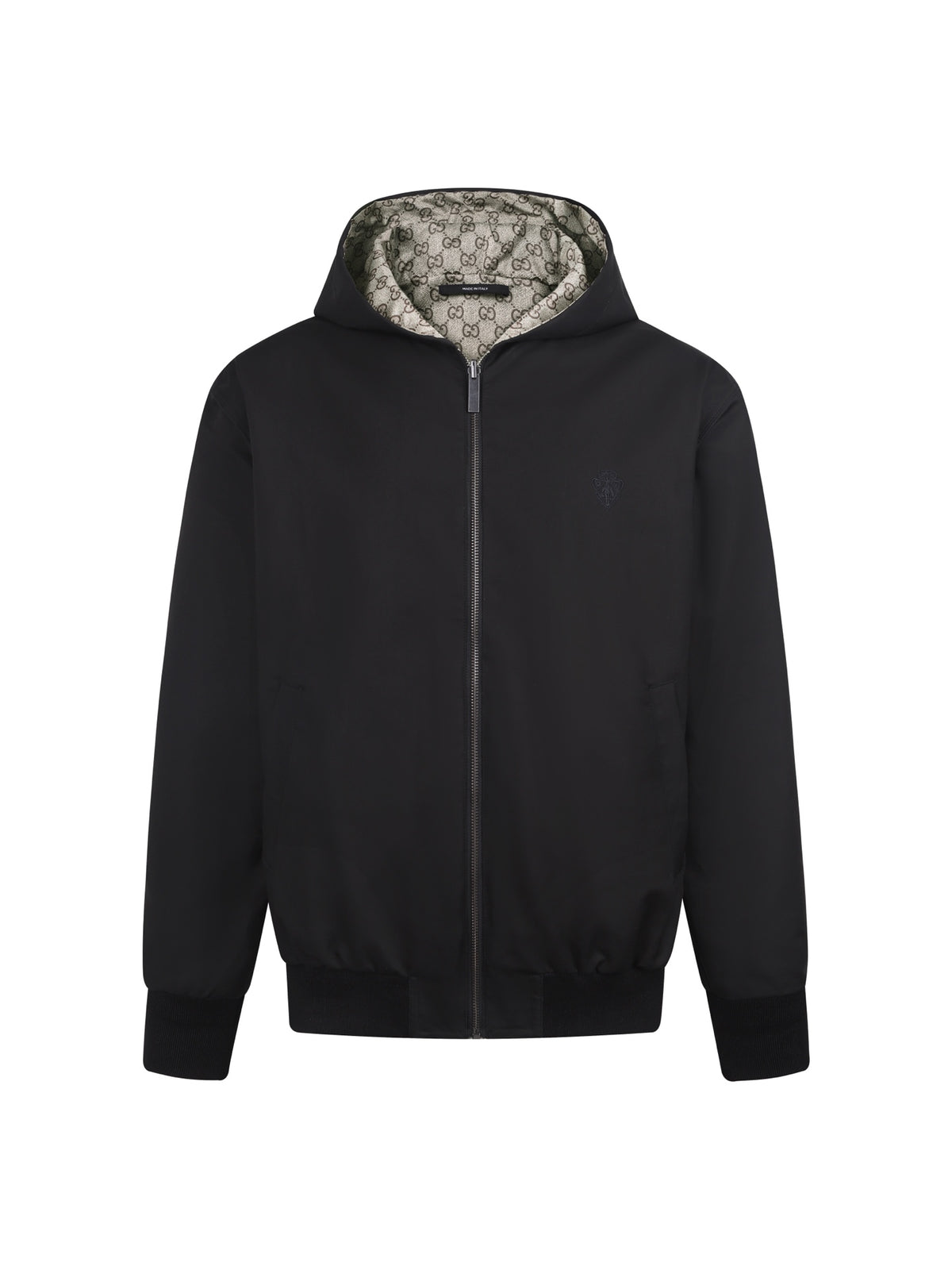Gucci Double Face Canvas Embroidered Jacket