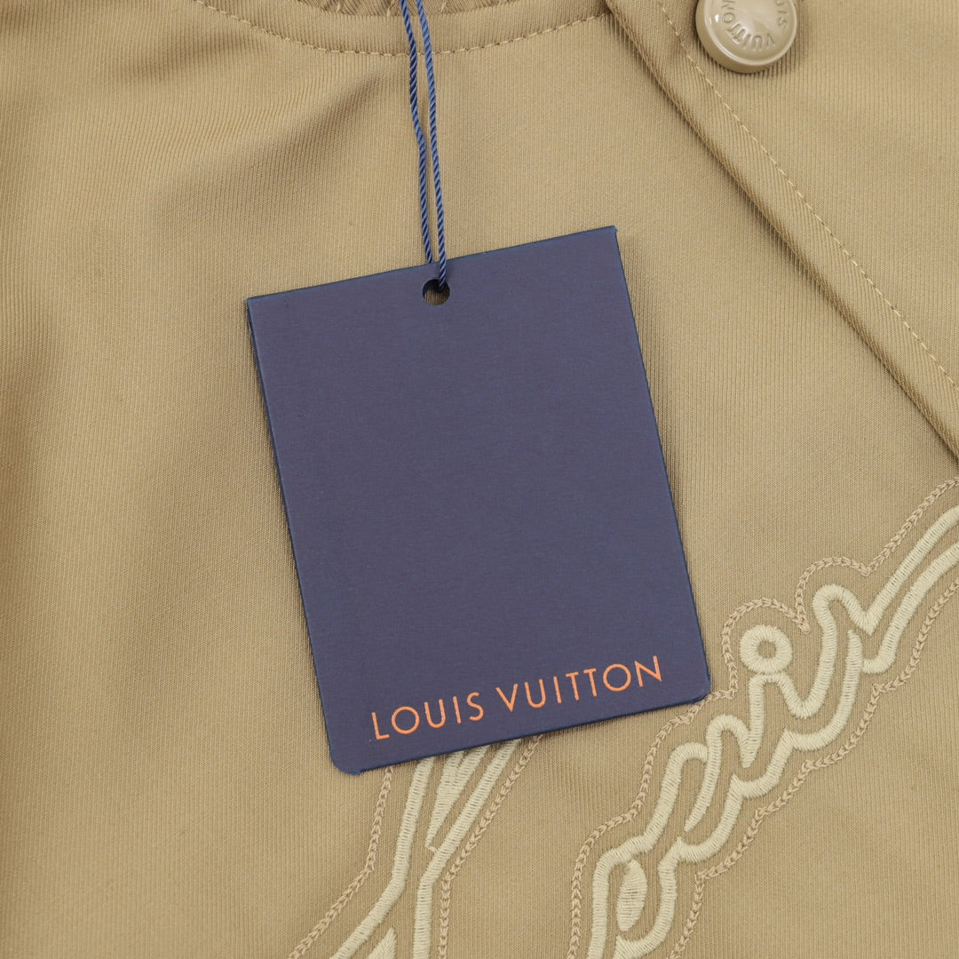 LV Pharrell Williams Embroidered Baseball Flight Jacket