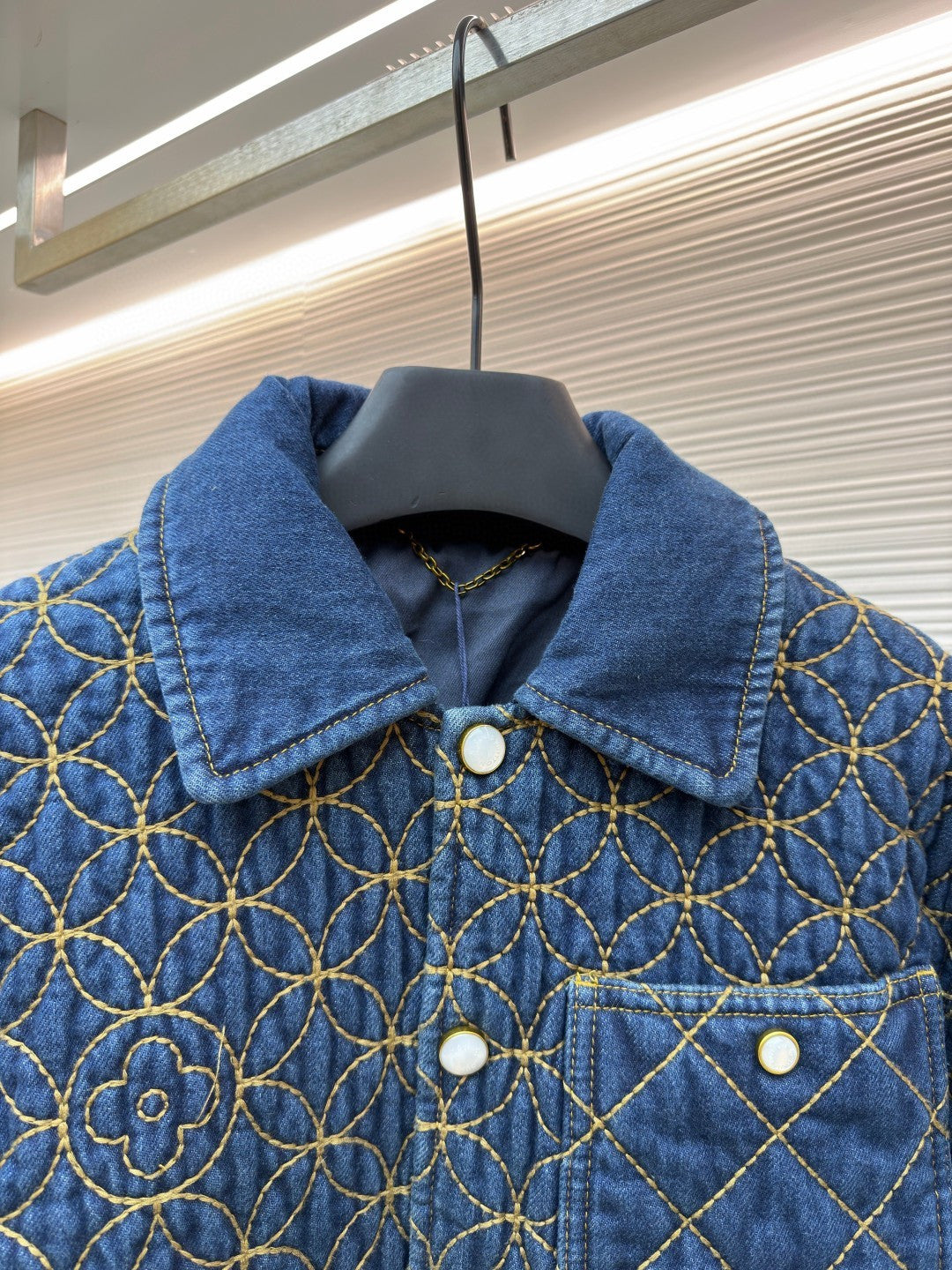 LV Embroidered Denim Jacket