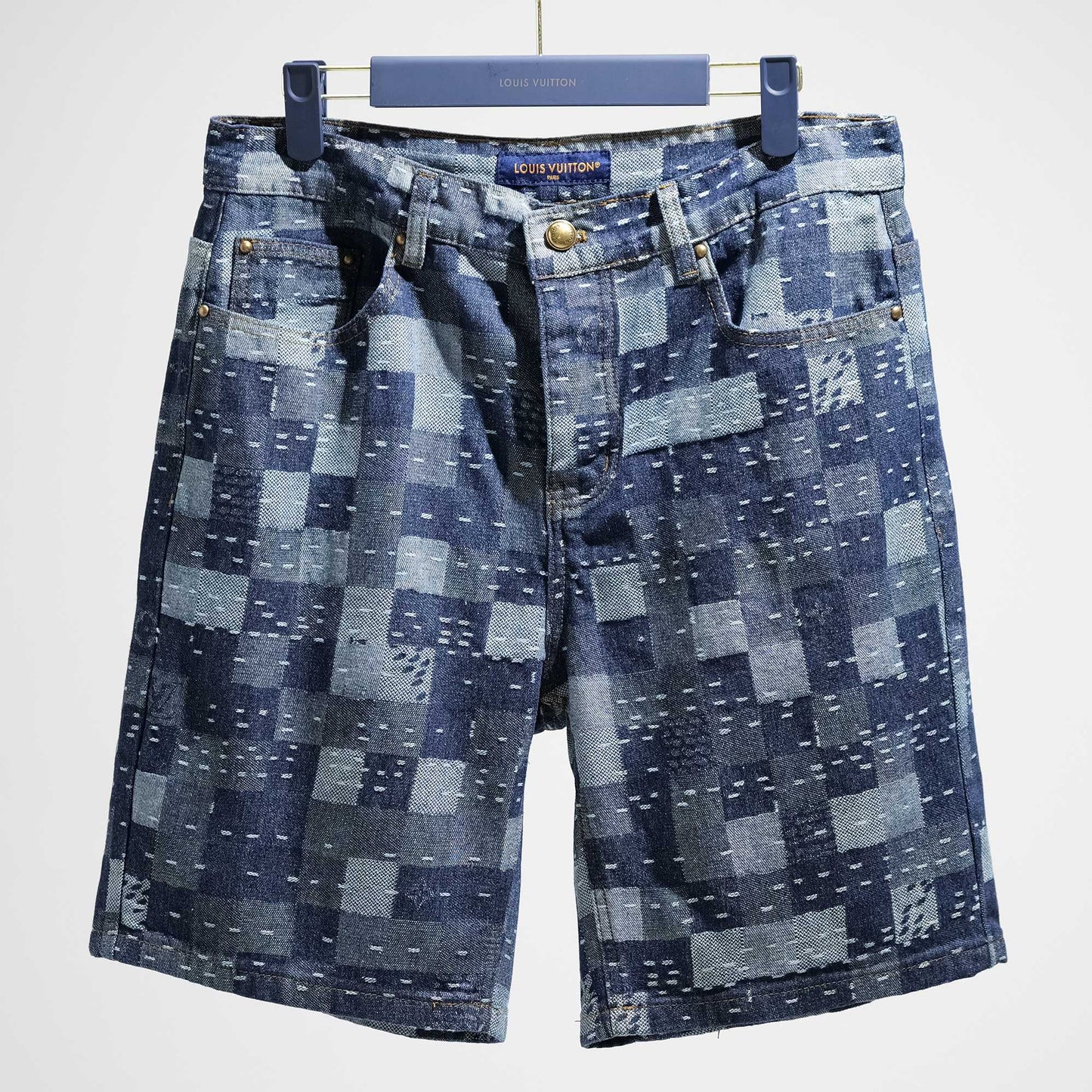 1V Nigo collab denim shorts