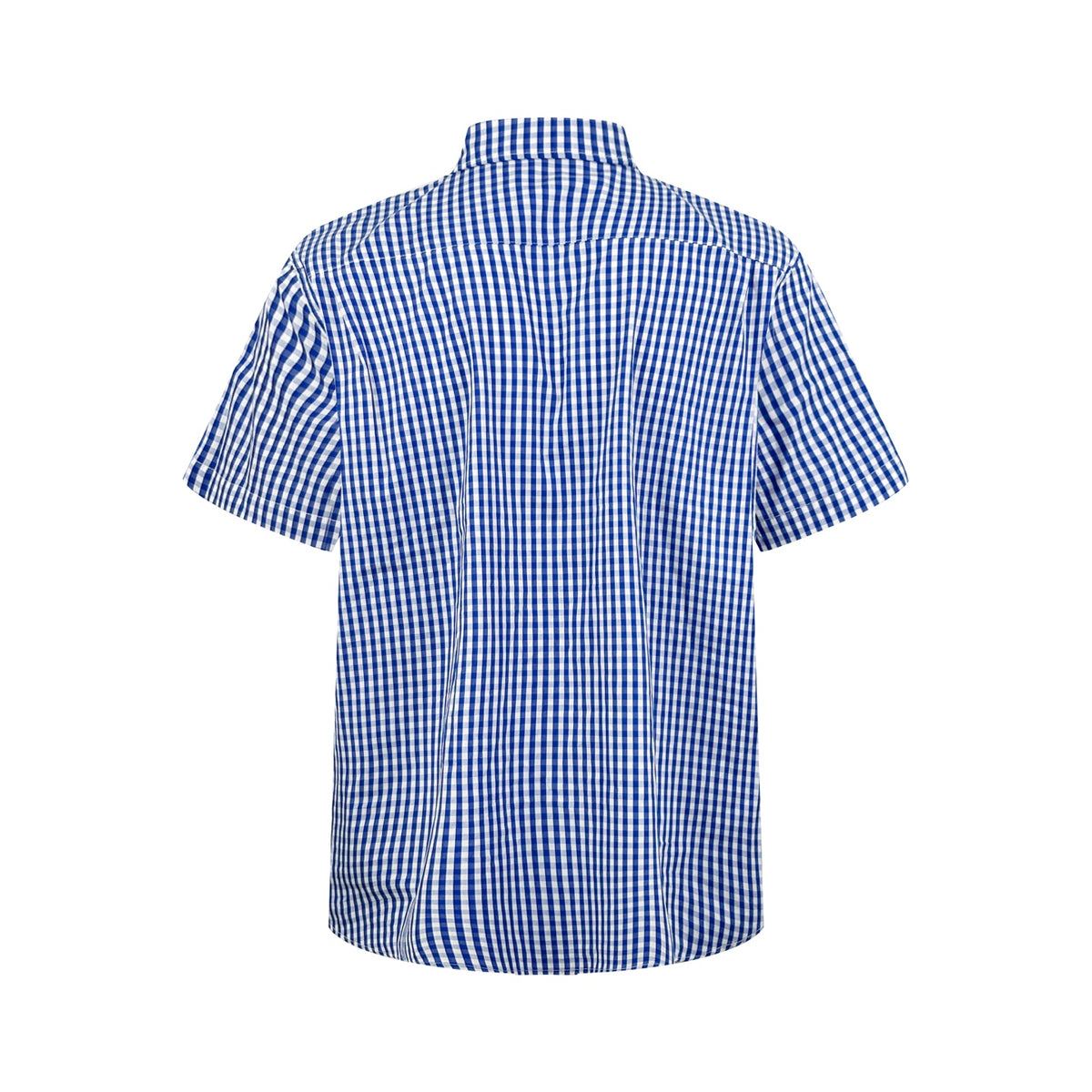 Loewe Embroidered Check Short-Sleeve Shirt