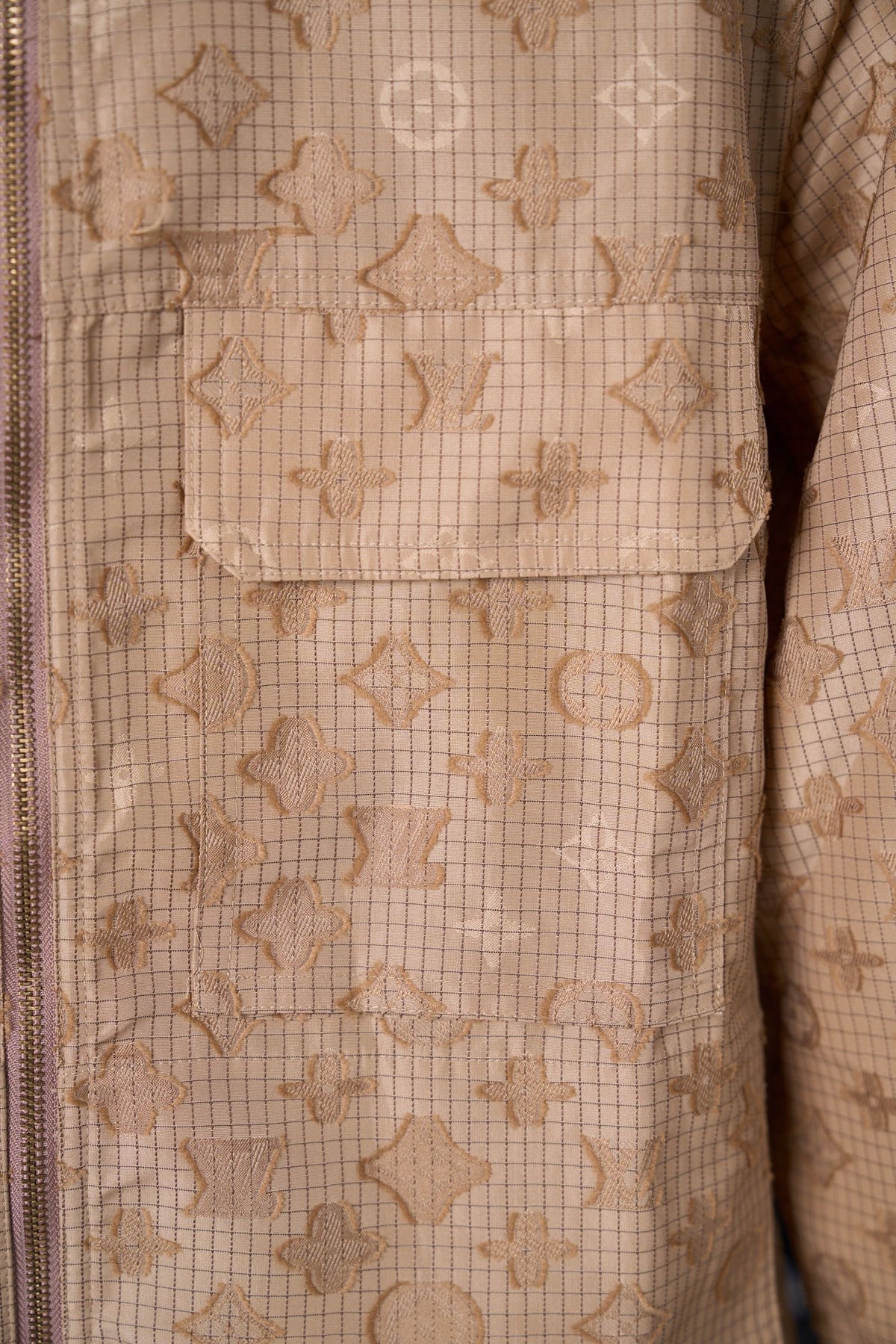 LV Monogram All-Over Long-Sleeved Shirt