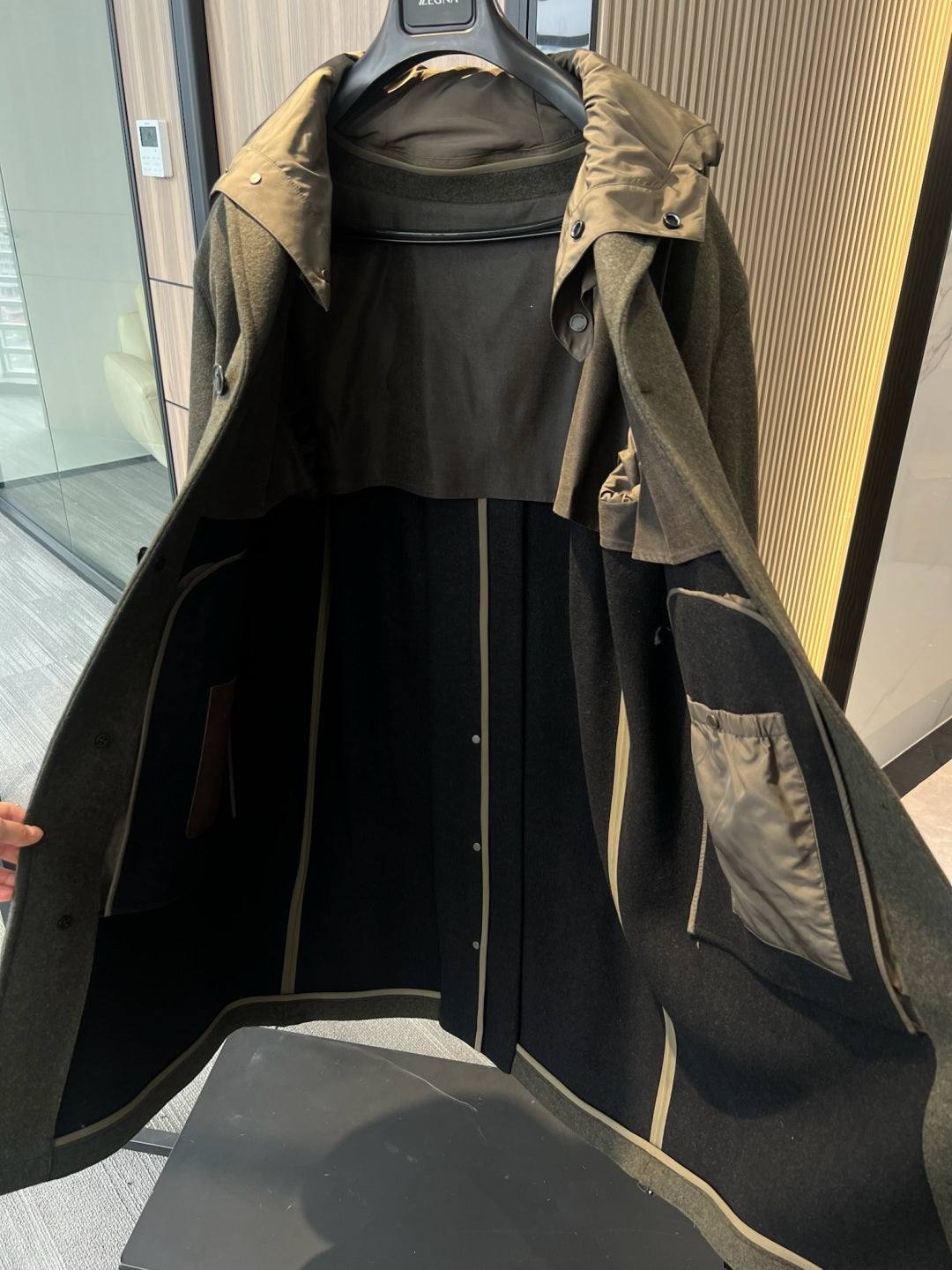 Zegna Men's Jerseywear Coar