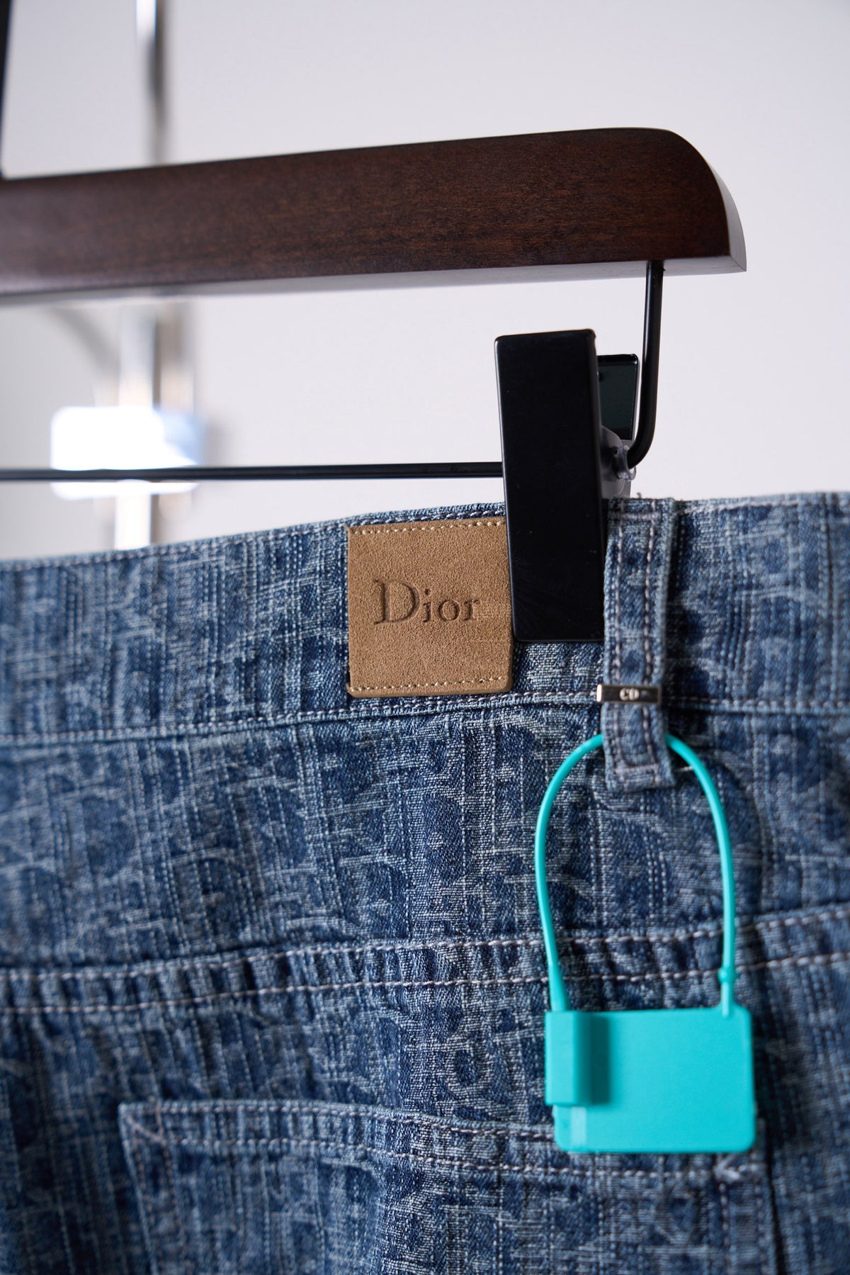 Dior Oblique Jacquard Monogram Denim Shorts