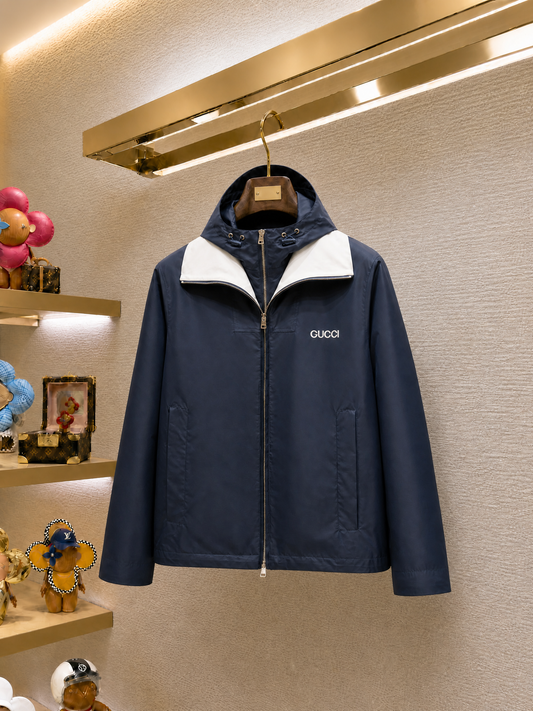 Gucci Embellished Twill Nylon Jacket