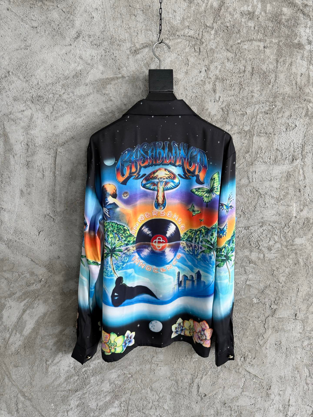Casablanca Silk Long-Sleeved Shirt