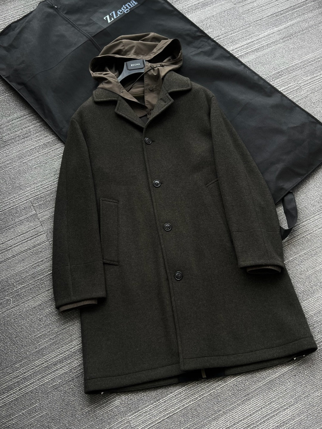 Zegna Men's Jerseywear Coar