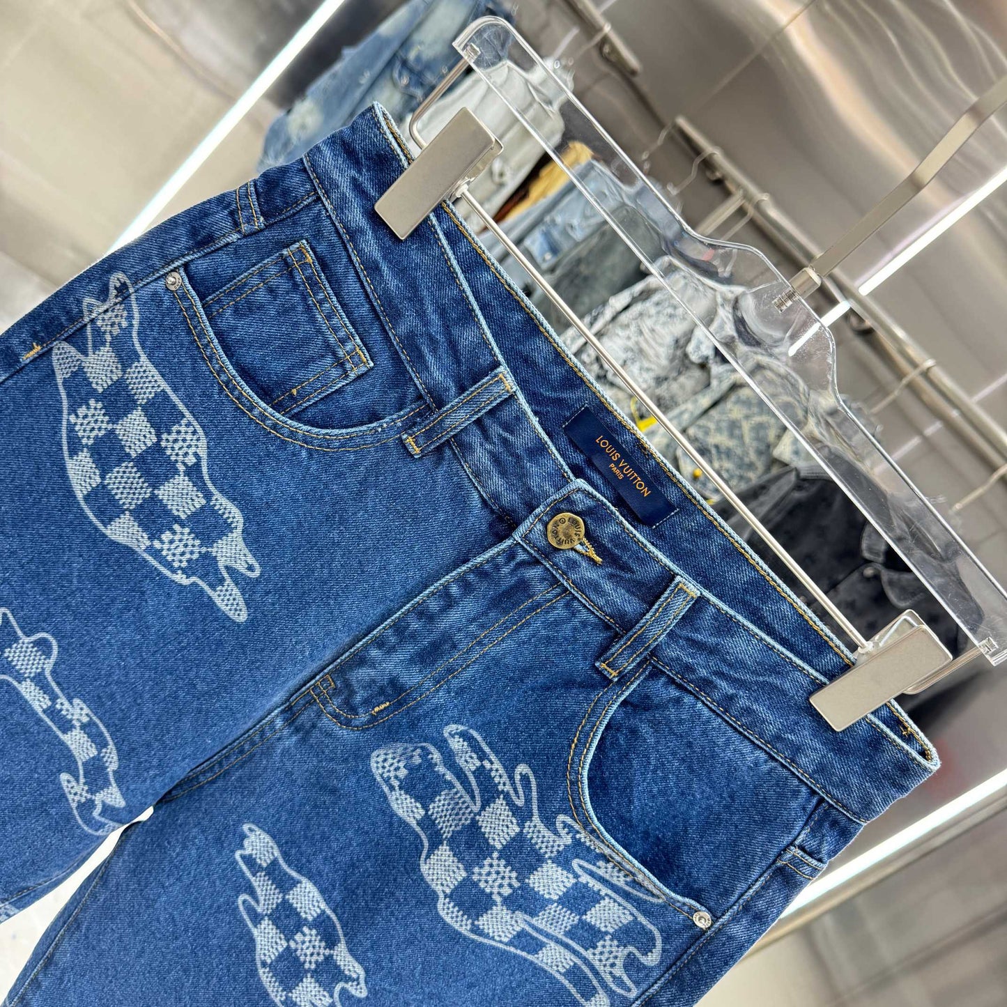 LV denim Shorts