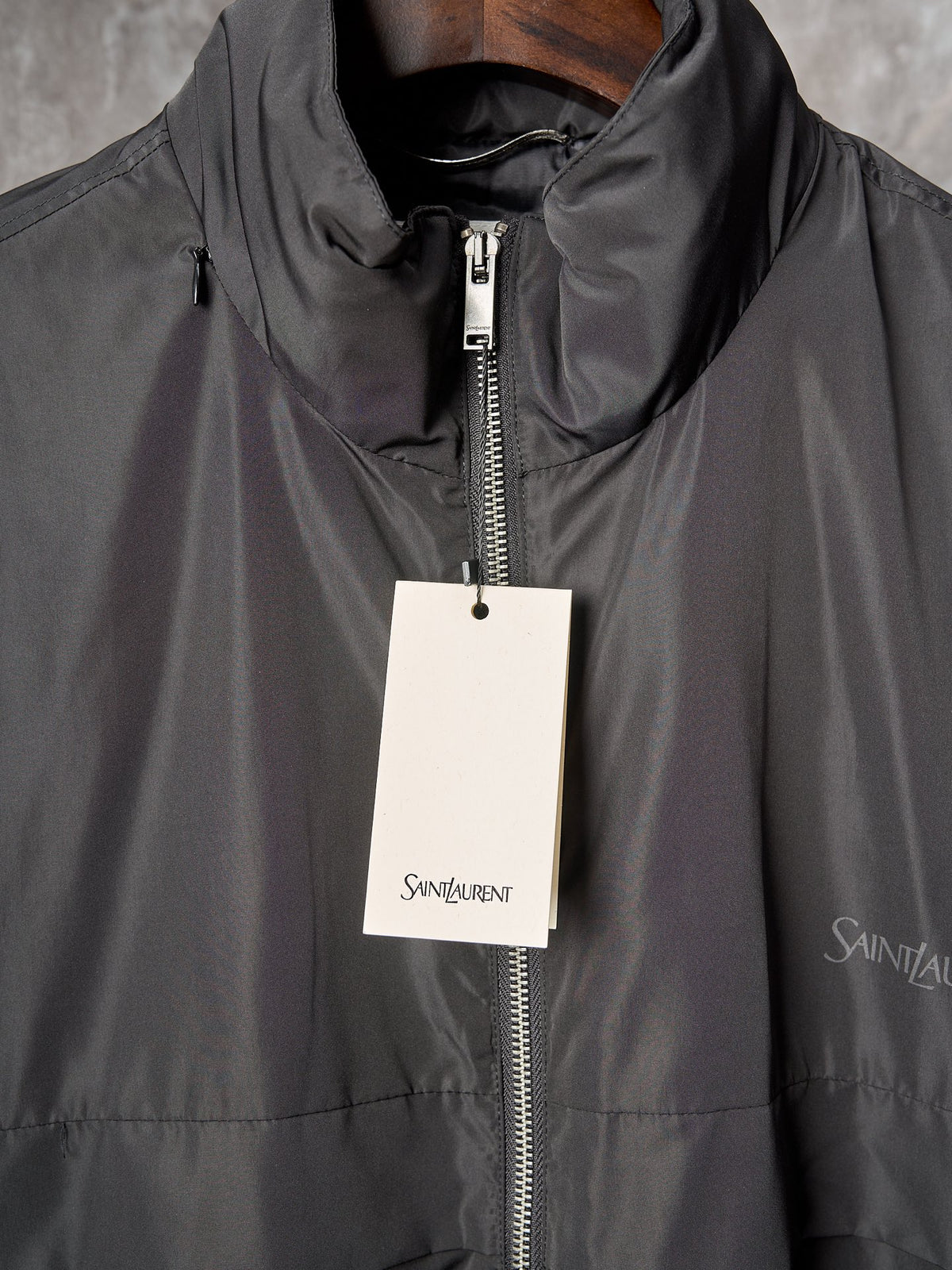 YSL Printed Hooded Jacket