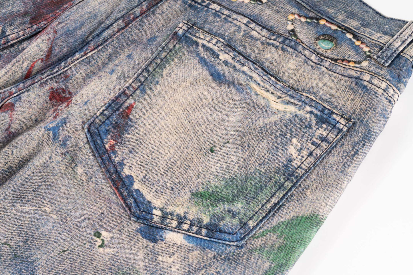Acne Graffiti Distress Jeans