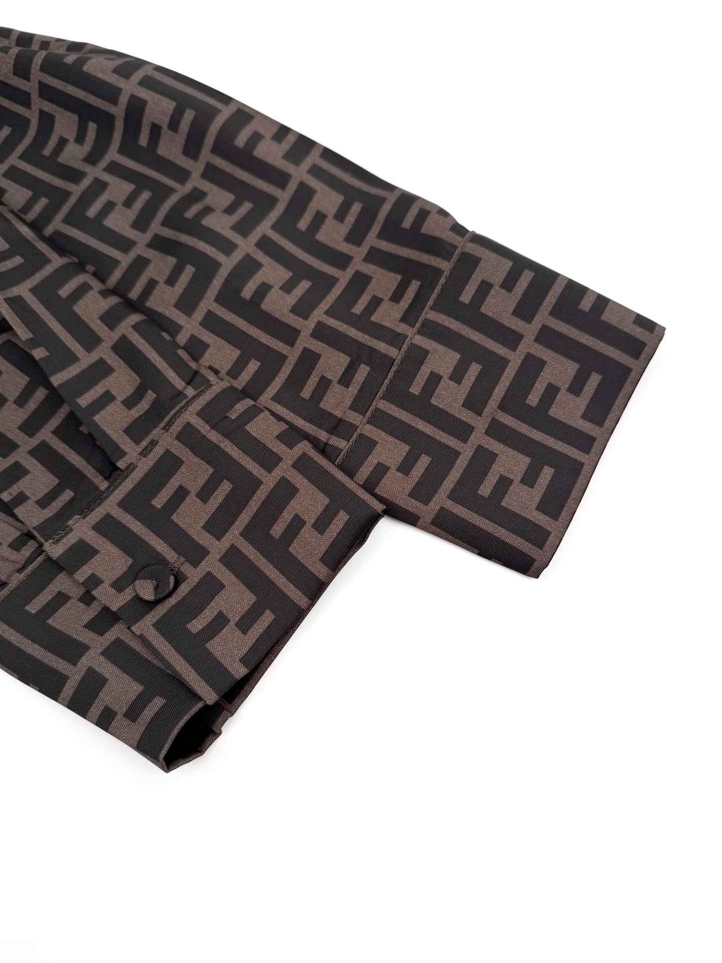 Fendi All-over FF Print Long-sleeved Shirt