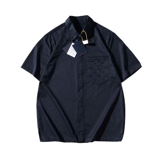 LV Monogram Short-Sleeve Shirt