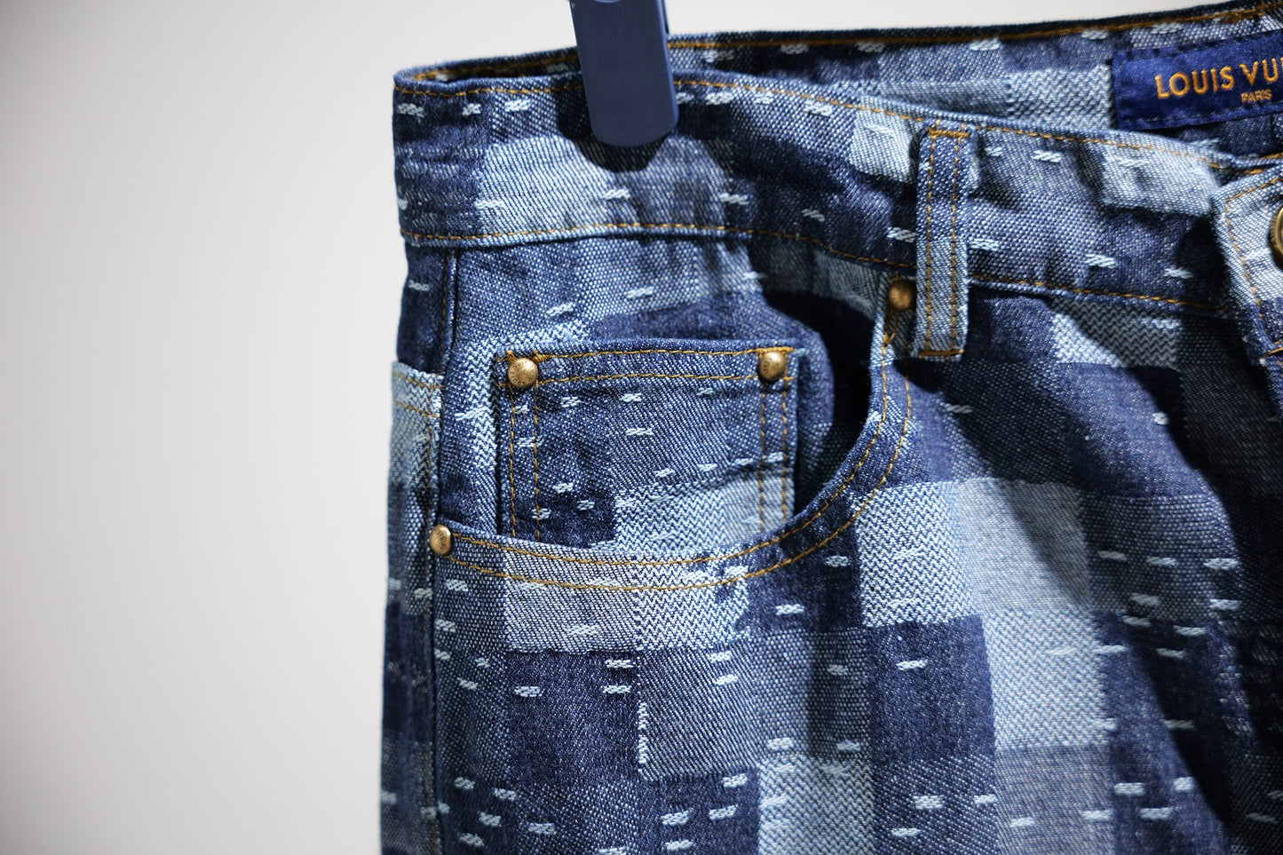 1V Nigo collab denim shorts