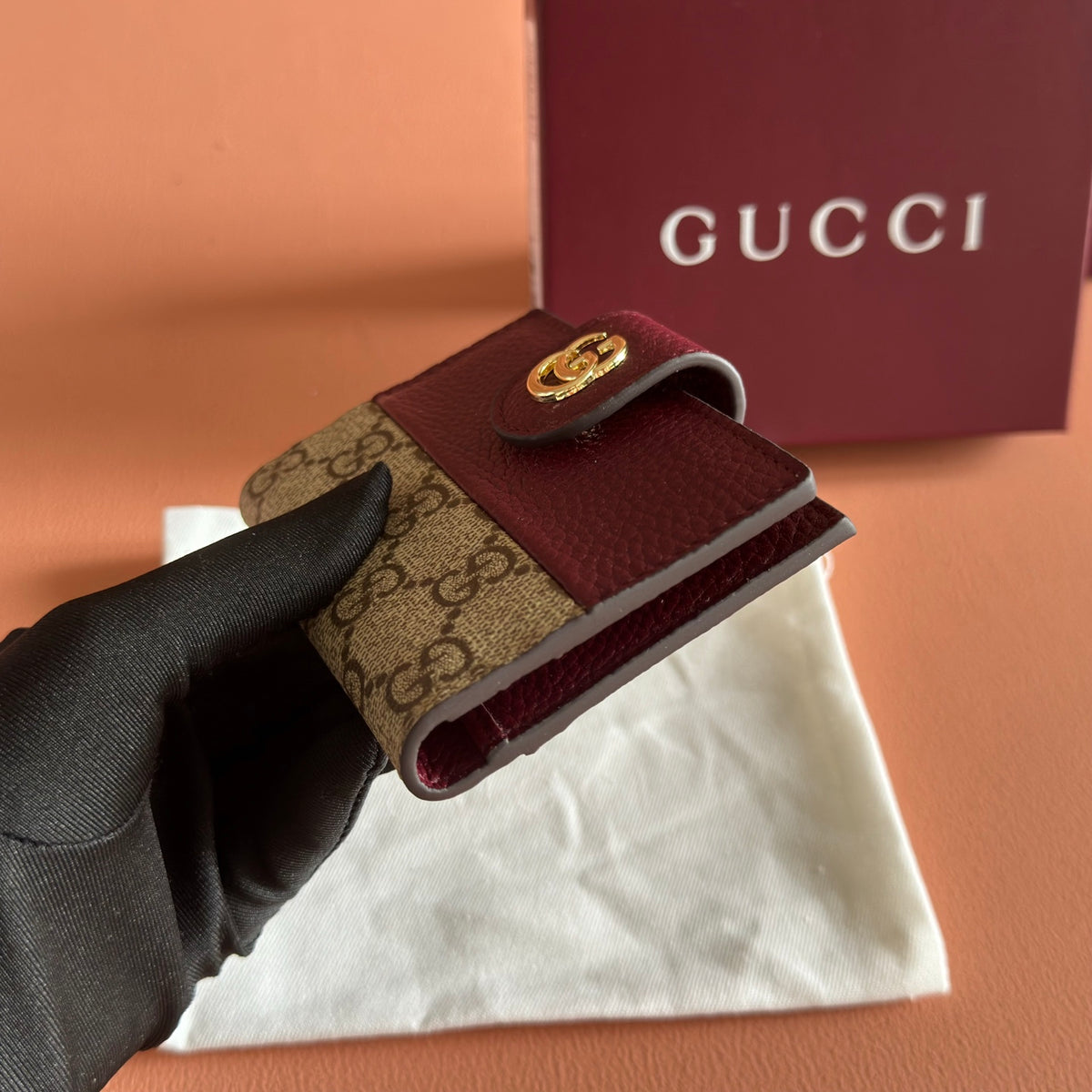 Gucci 2 Tone Card Holder