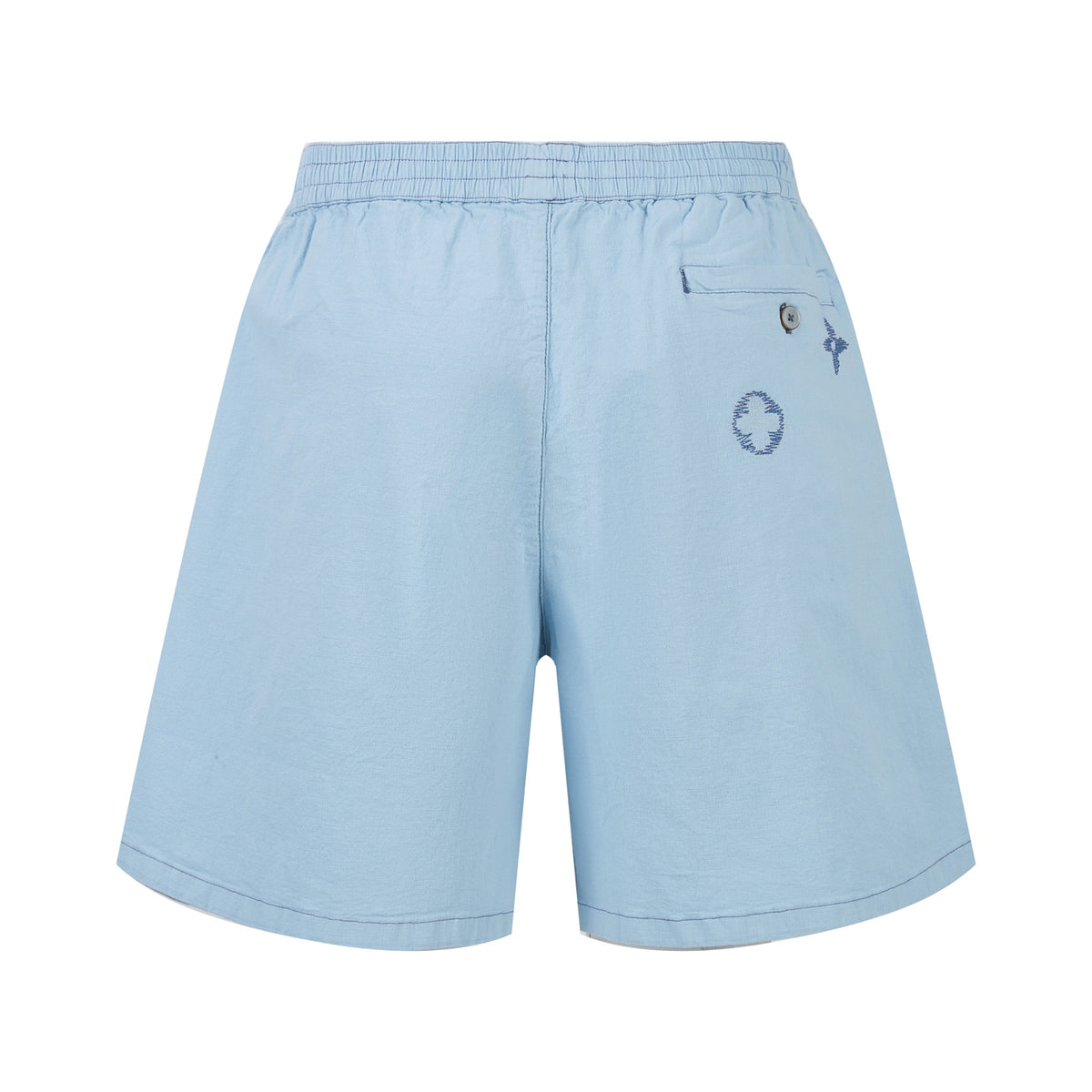 LV Cotton Embroidered Shorts