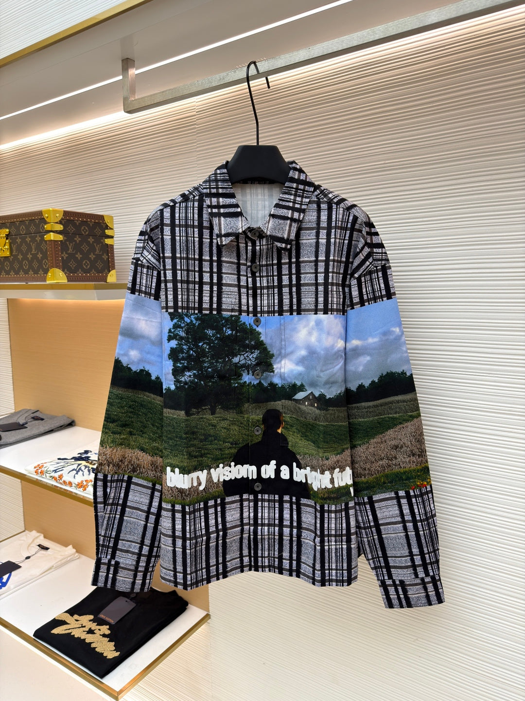 1V Plaid print shirt (from a movie still)