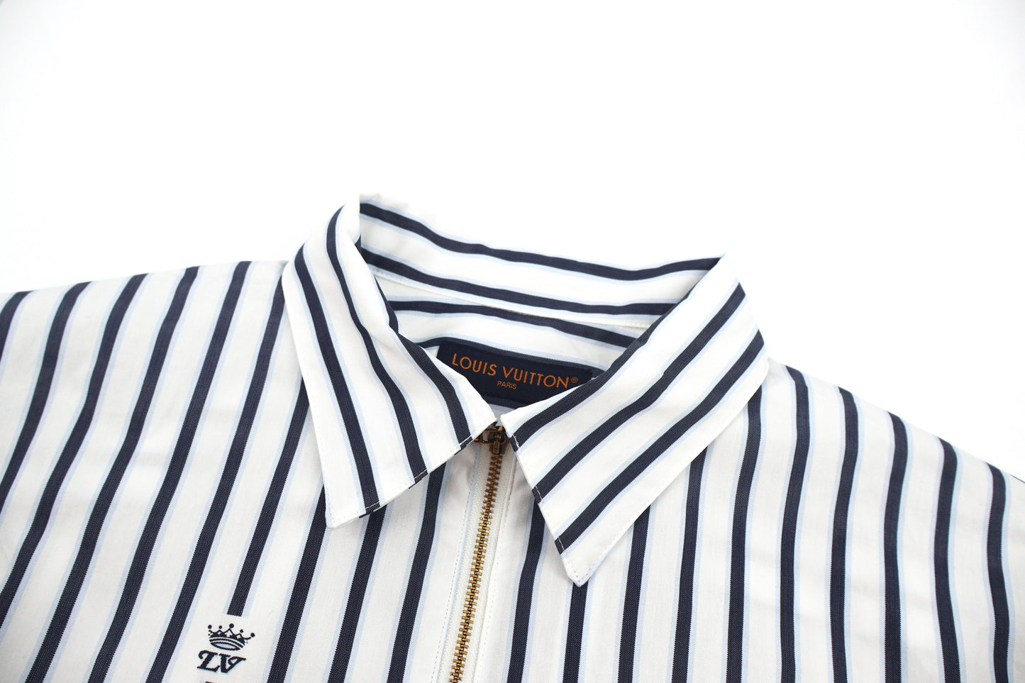 LV Striped Zipper Shirt