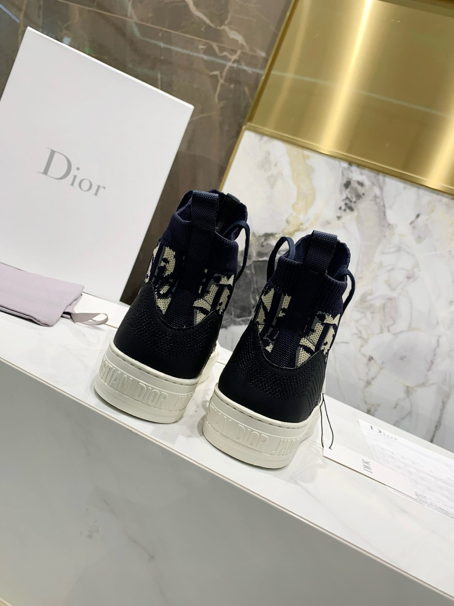 Women's Dior Knitted Sock Shoes
