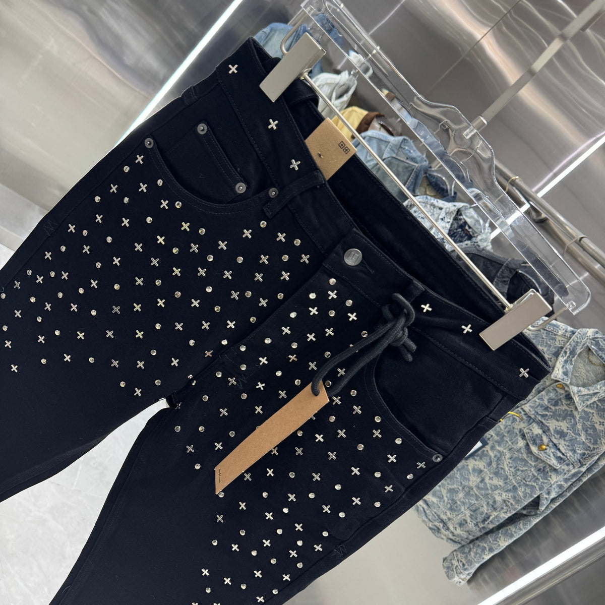 Ksubi Embroidered Fitted Jeans