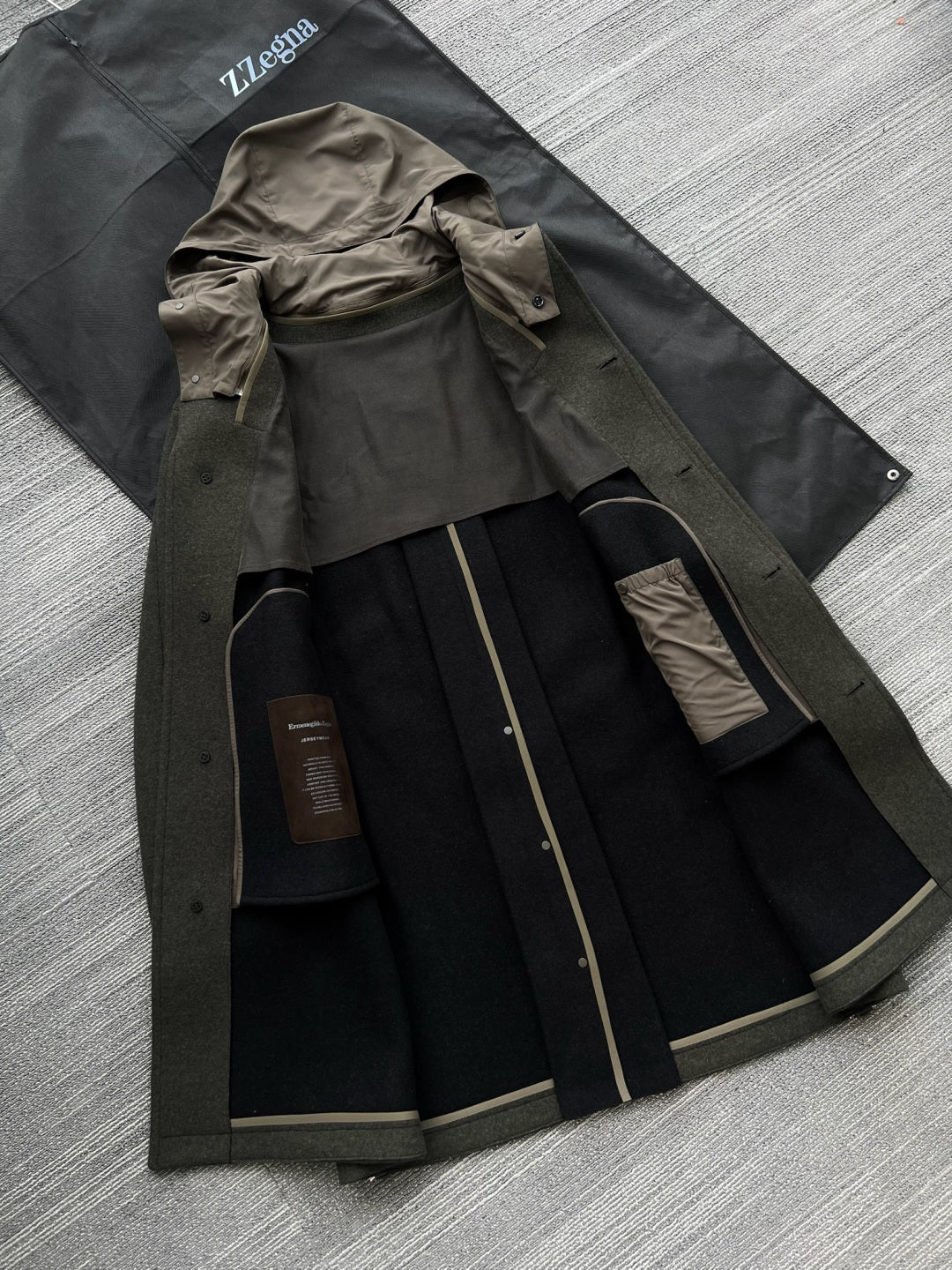 Zegna Men's Jerseywear Coar